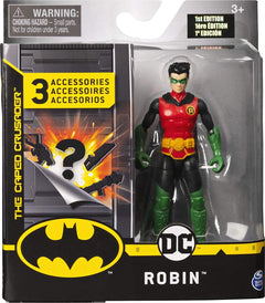 DC Comics Robin 4 inch Figure with 3 Mystery Accessories