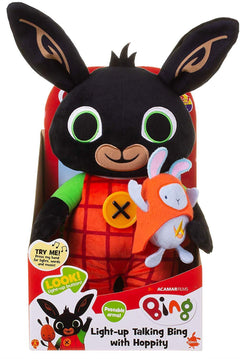 Light Up Talking Bing & Hoppity Plush Stuffed Toy