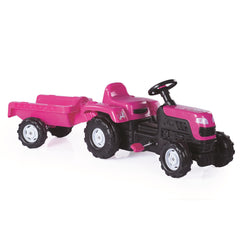 Dolu Unicorn Pedal Tractor Operated & Trailer