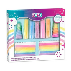 Three Cheers for Girls Unicorn Rainbow Magic Chalk Set
