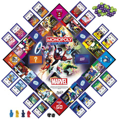 Monopoly Flip Edition: Marvel Board Game