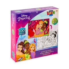 Disney Princess Belle 4 Assorted Licensed 100 Piece Puzzles