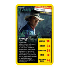Jurassic Park Top Trumps Specials Card Game