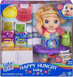 Baby Alive Happy Hungry Baby Blonde Straight Hair
