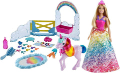 Barbie Dreamtopia Princess Doll and Unicorn Playset