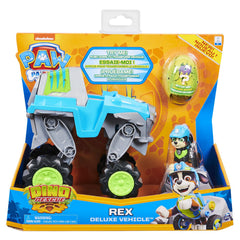 PAW Patrol Dino Rescue Rex Deluxe Vehicle and Figure