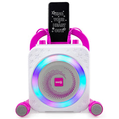 RockJam Blue Tooth  Party Karaoke Machine Pink