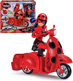 Miraculous Ladybug Switch & Go Scooter With Doll