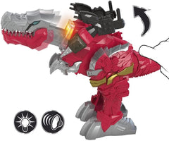 Power Rangers Battle Attackers  Dino and Fury T-Rex Champion Zord  Figure
