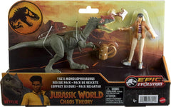 Jurassic World Chaos Theory Dinosaur Set - Yaz & Monolophosaurus