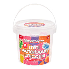 Toy Mania 12 Pack Mini Unicorn Waterbeads in Tub