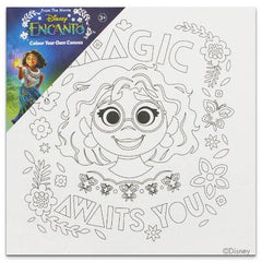 Encanto Colour Your Own Canvas Set 30x30cm with Accessories