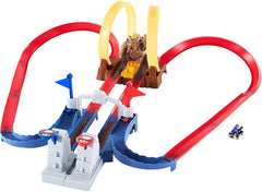 Hot Wheels Mario Kart Bowser's Castle Chaos Track Set