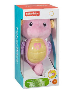 Fisher Price Soothe And Glow Seahorse Pink Plush