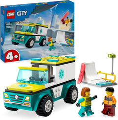 LEGO City Emergency Ambulance and Snowboarder 60403