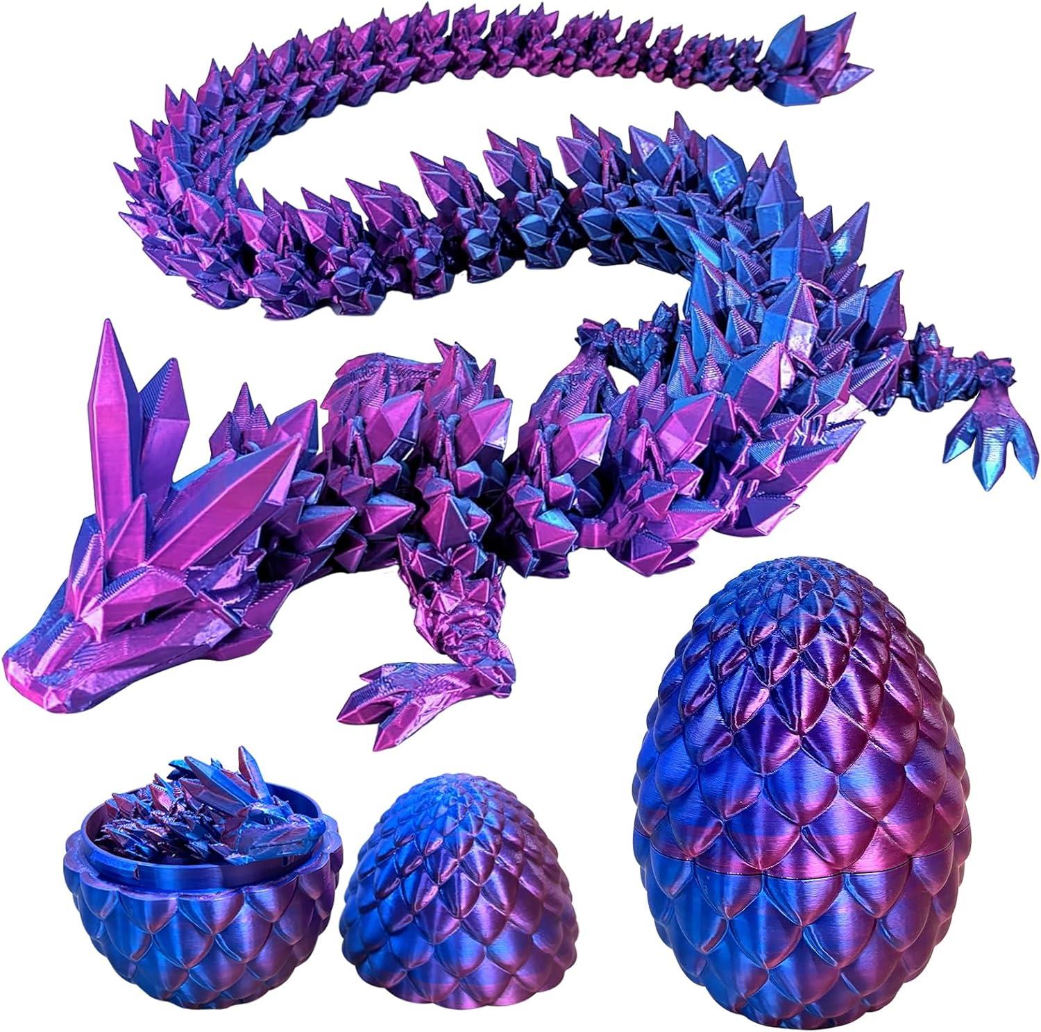 3D Printed Orange Dragon Egg
