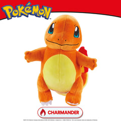 Pokemon 8 inch Charmander and Squirtle Plush 2 Pack