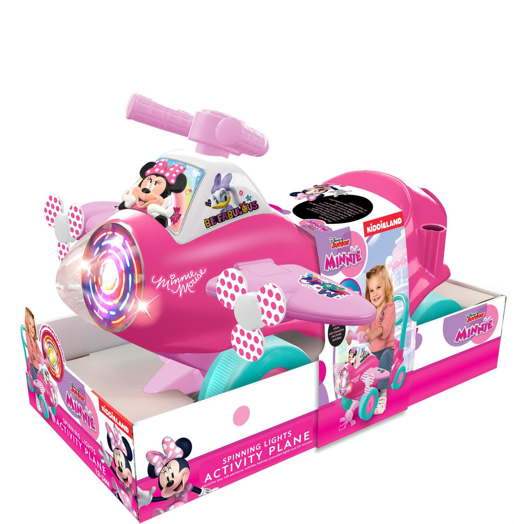 Disney Minnie Mouse Spinning Lights Plane Ride On – BargainMax