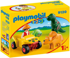 Playmobil 9120 1.2.3 Explorer with Dinos