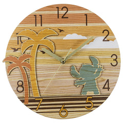 Disney Lilo & Stitch Palm Tree Wall Clock