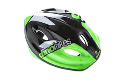 Dino Bicycle Helmet 52-56 cm Black/Green