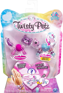 Twisty Petz 3 Pack Snugglie Terrier & Starflower Hippo