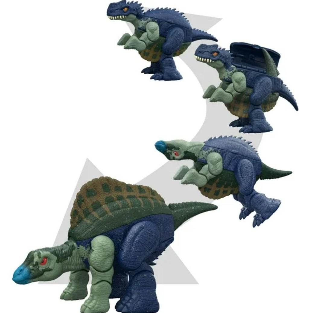 Jurassic World Double Danger Dino Ouranosaurus Monolophosaurus