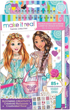Make It Real Fashion Design Sketchbook Blooming Creativity