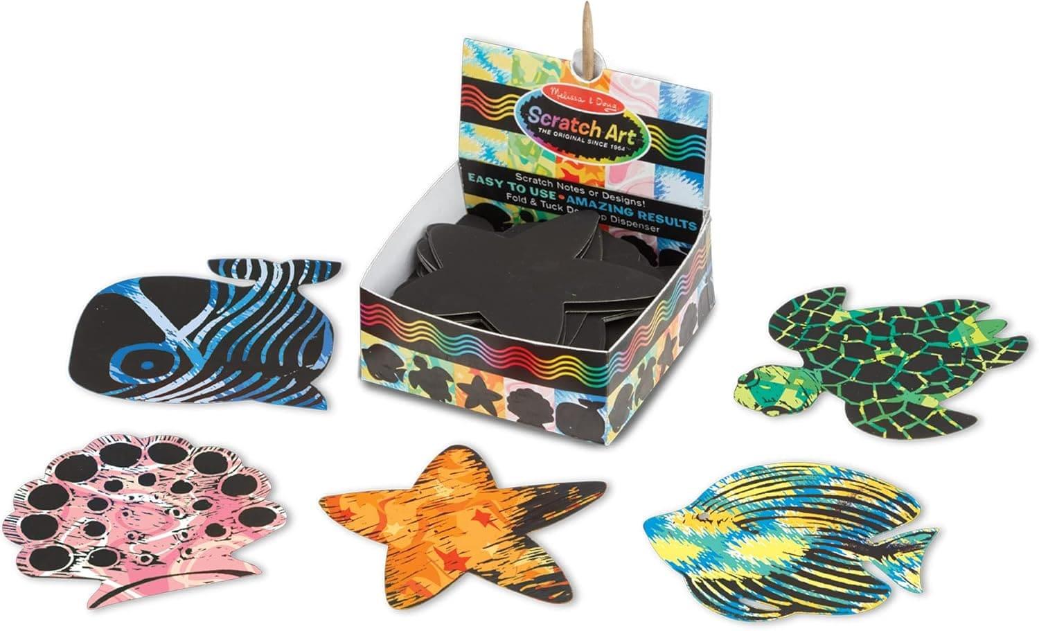 Melissa & Doug Holiday Scratch Art Cards