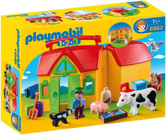 Playmobil 1.2.3 Take Along Farm Playset 6962