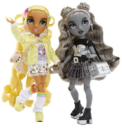 Rainbow High 2-Pack Sunny Fashion Doll & Luna Shadow High Fashion Doll