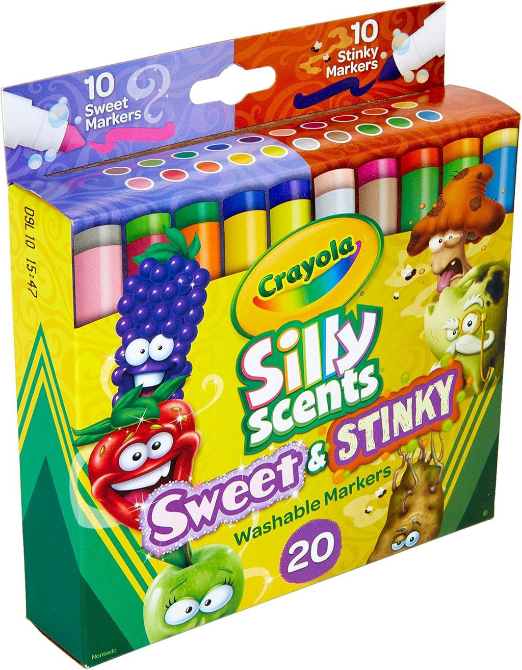 Crayola Silly Scents Sweet Stinky Scented Markers – BargainMax