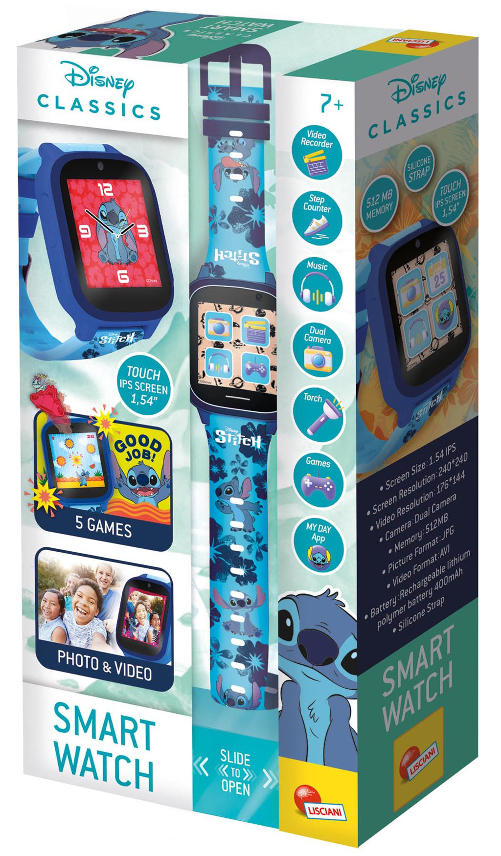 Stitch Disney Touch Screen Watch Disney LAS4027 Stitch Children's