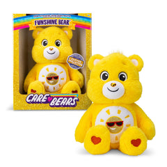 Care Bears 35cm Medium Glitter Belly Plush Funshine Bear