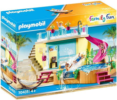 Playmobil Family Fun Beach Hotel Bungalow with Pool 70435