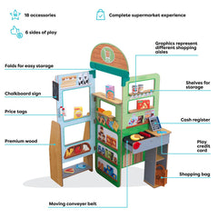 KidKraft Let’s Pretend Grocery Store Pop-Up