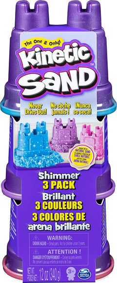 Kinetic Sand Shimmer Castle 3 Pack