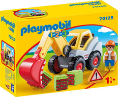 Playmobil 70125 1.2.3 Shovel Excavator