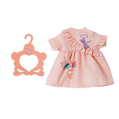 Baby Annabell Peach Dragonflies 43cm Doll Day Dress