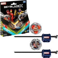 Beyblade X Marvel Collab Iron Man  vs. Thanos  Multipack Set