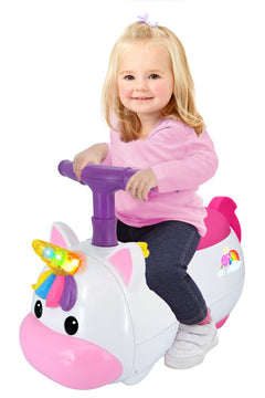 Zoom Zoom Unicorn Lights N' Sounds Ride On