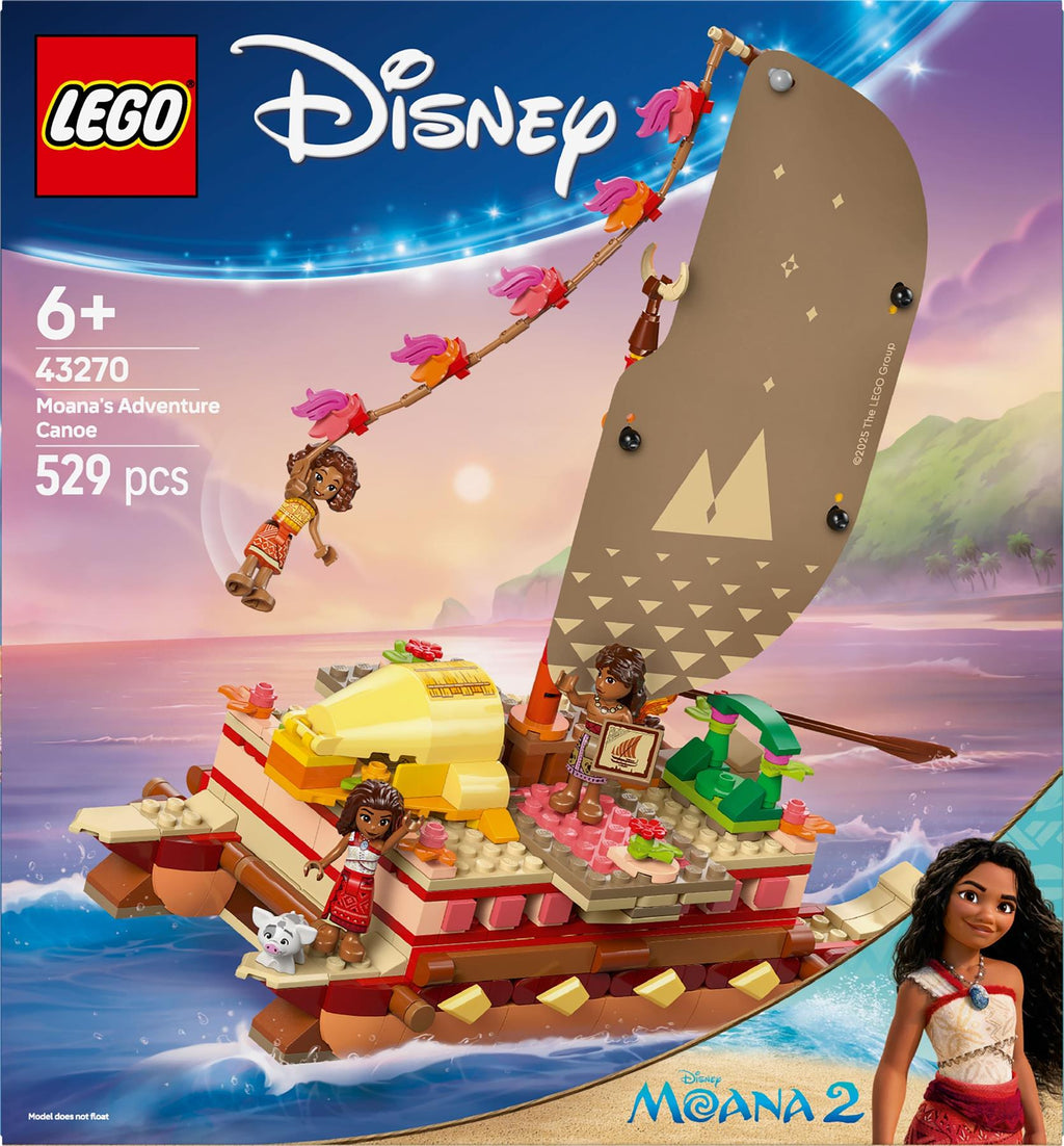 LEGO Disney Moana's Adventure Canoe 43270 – BargainMax