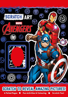 Marvel Avengers Scratch Art Book