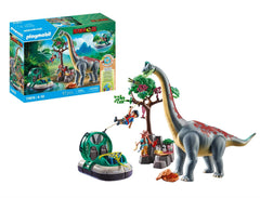 Playmobil 71819 Dinos Brachiosaurus Encounter with Hovercraft