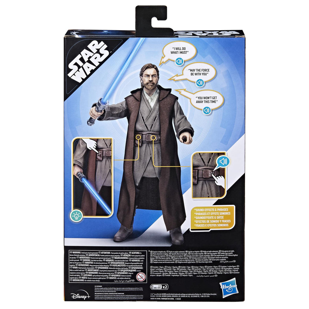 Star Wars Galactic Action Obi-Wan Kenobi Figure – BargainMax