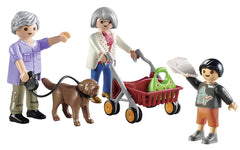 Playmobil City Life Modern House Grandparents with Child 70990 Playset with Accessories