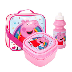 Peppa Pig 3 Piece Lunch Bag Set