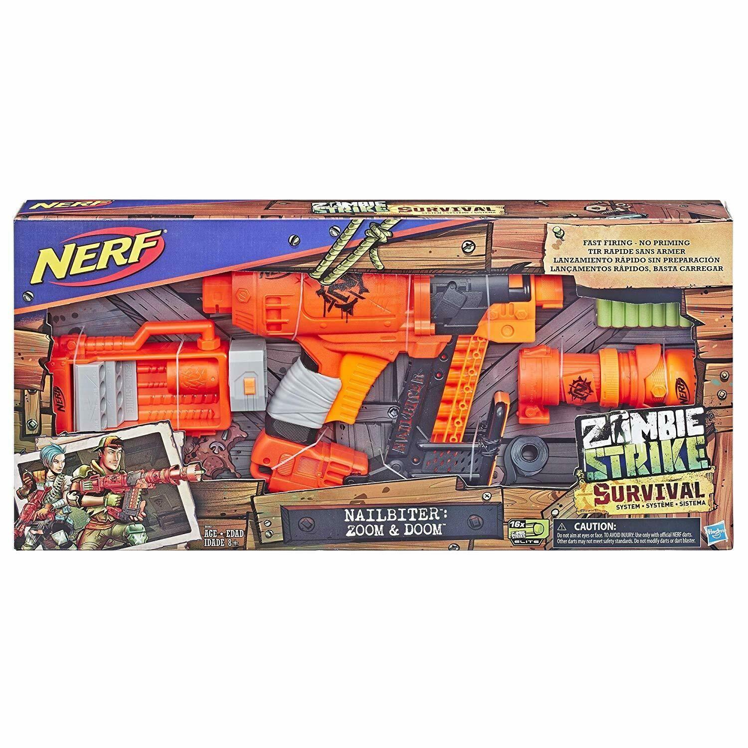 【NERF】ZOMBIE STRIKE ZOOM&DOOM・REFILLセット Nerf | Zombie Strike Nailbiter Zoom & Doom – BargainMax