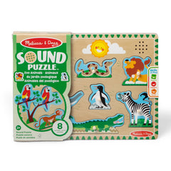 Melissa & Doug Zoo Animals Sound Puzzle