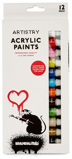 Artistry Acrylic 12x 12ml Paints